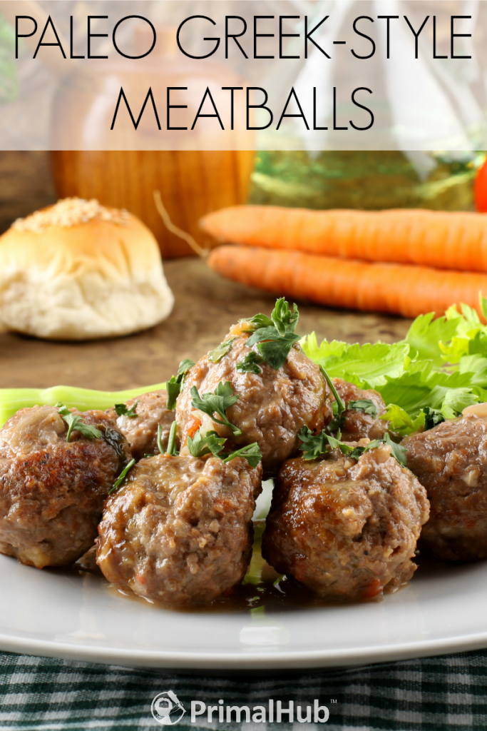 Paleo GreekStyle Meatballs Primal Hub